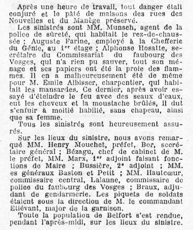 1924 06 11 Incendie immeuble 2 rue des Nouvelles La Frontière p2Ra