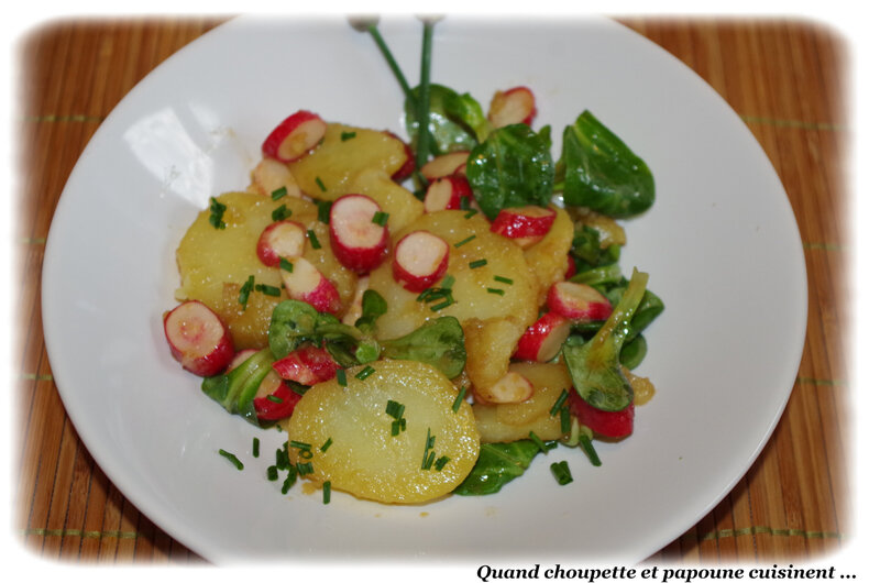 salade de pommes de terre et radis roses-4732