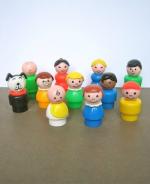Personnages fisher price vintage