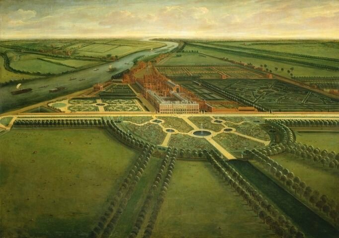 Leonard Knyff (1650-1722), A View of Hampton Court, c