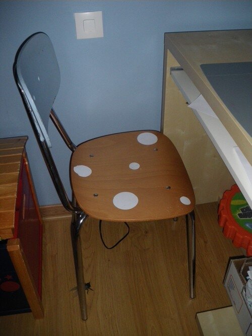chaise customisée
