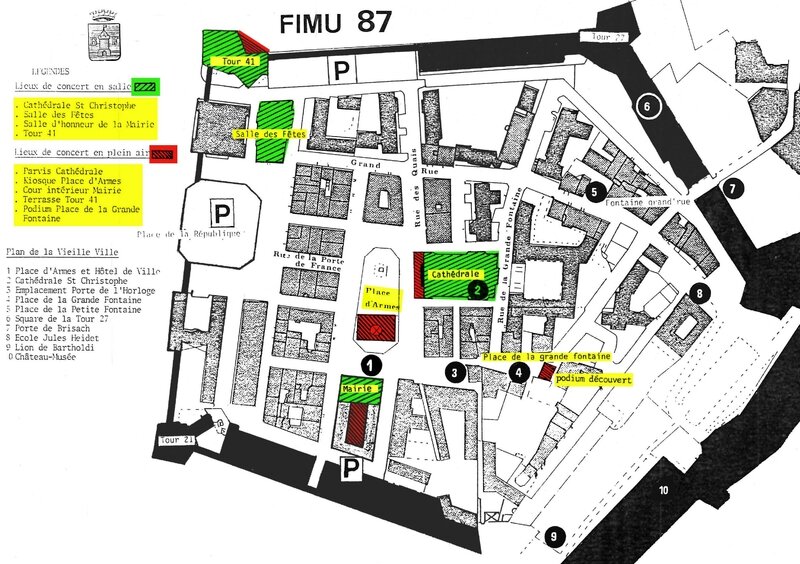 FIMU 1987 Dossier de presse 21 juin Plan BF 2