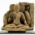 Buddha. <b>Terre</b> <b>cuite</b>. Inde du Nord-Est ou Bangladesh. ca 6° siècle