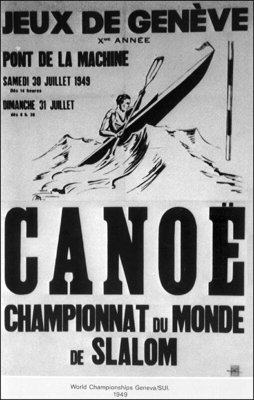 Affiche Genève SLALOM 1949