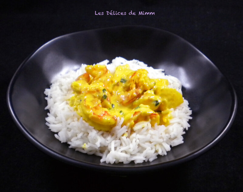 Scampis au curry et à l’ananas 5