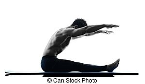 exercices-pilates-isolé-homme-photo-sous-licence_csp35614928