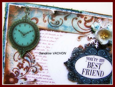 carte embossée V1 YOU'RE MY BEST FRIEND 2