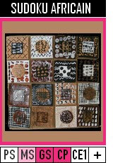 V 58-AFRIQUE- Sudoku africain