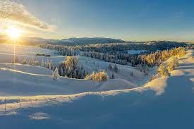 Photo du Jura en hiver, paysages enneigés, ski, neige - Jura Tourisme