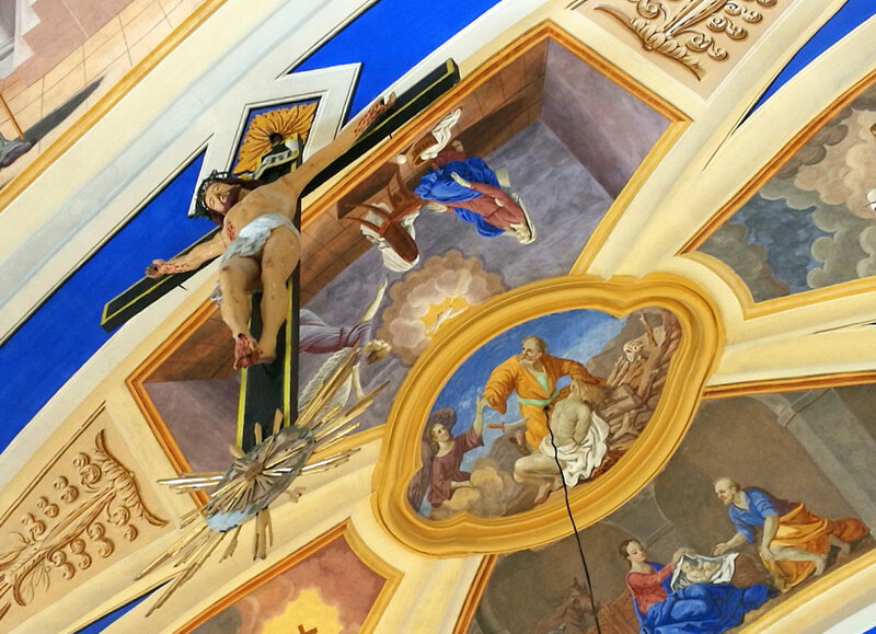 Saint-Nicolas-de-Véroce, église, intérieur, le christ