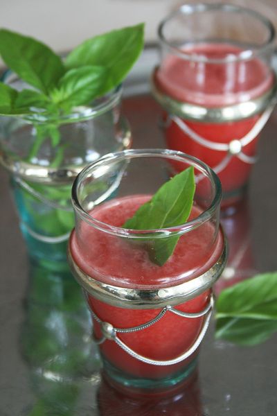 Jus de pastèque au basilic 2