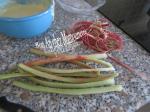 gâteau aux framboises et rhubarbe du jardin 010