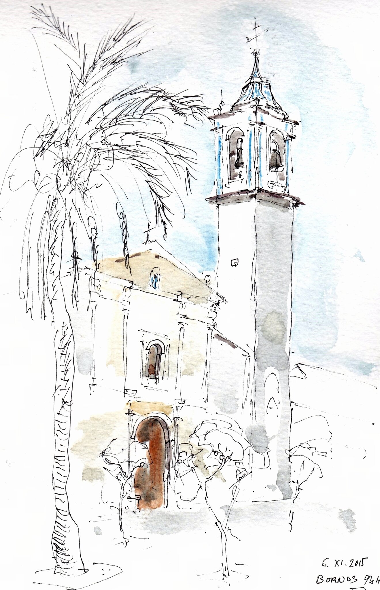 16 Bornos l' église
