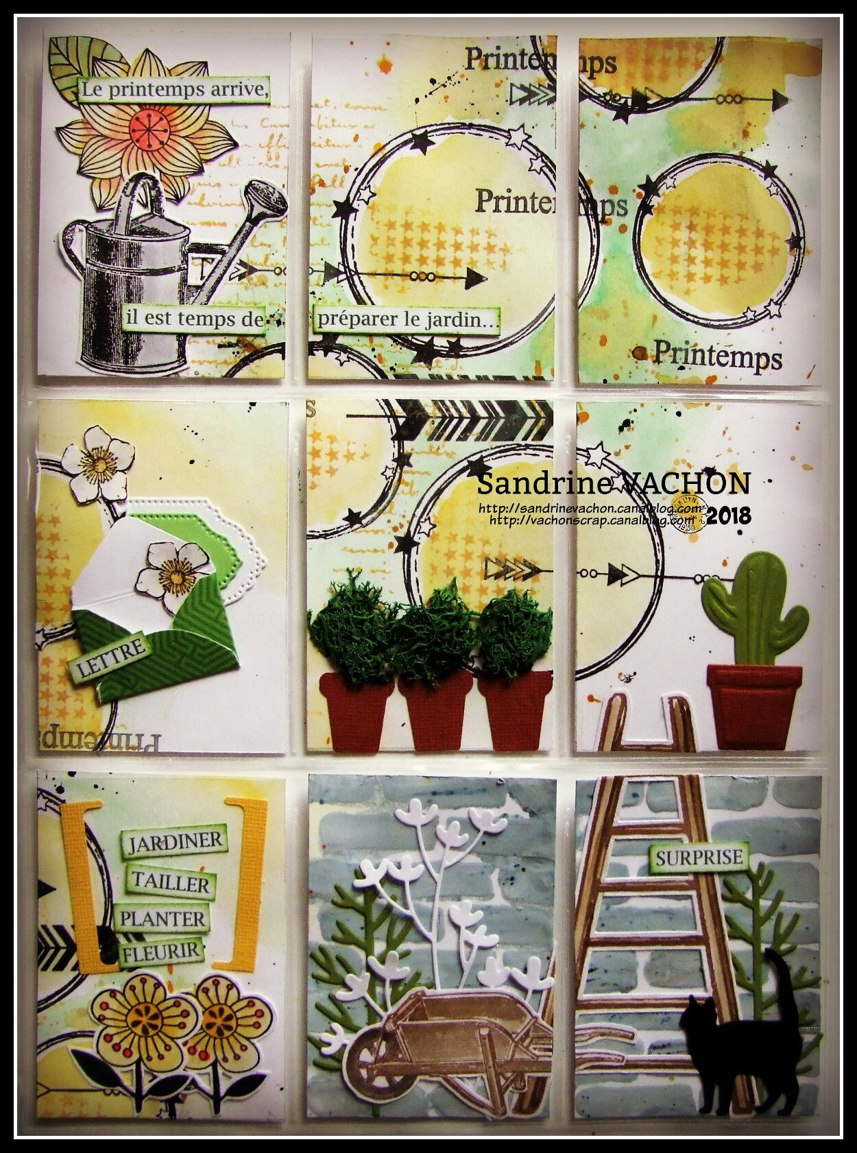 Pocket letter LE PRINTEMPS ARRIVE