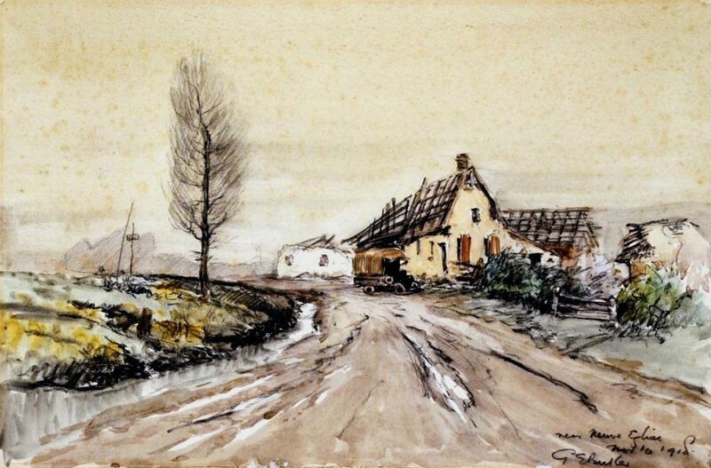 Butler Neuve Eglise 1918