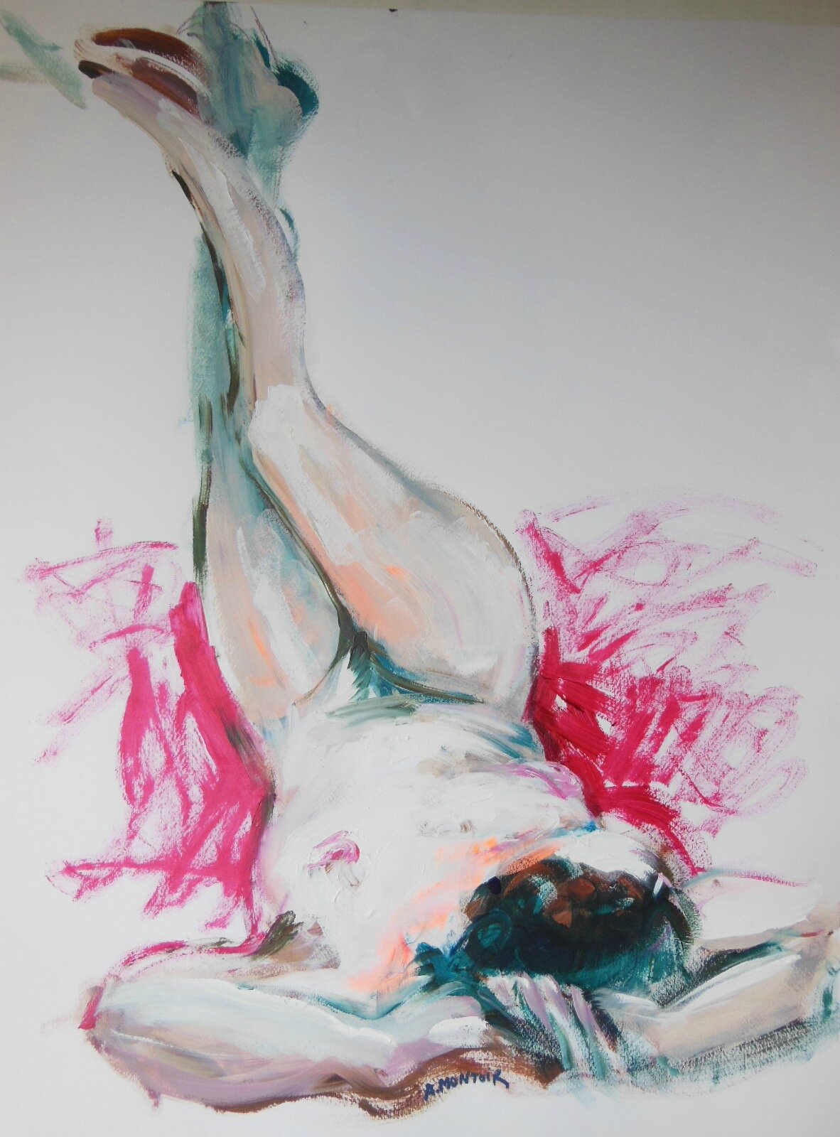 Marine dessin peinture tableau de nu contemporain (18)