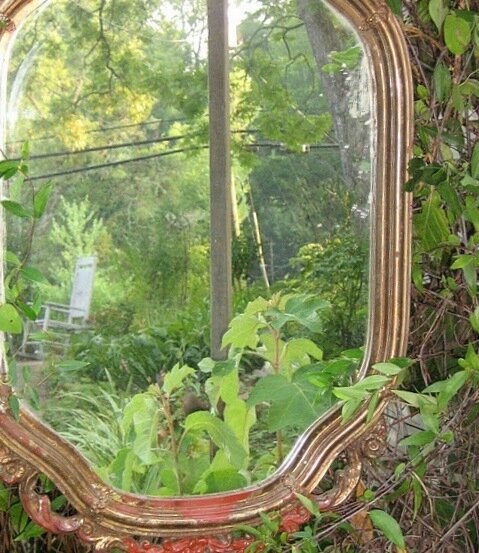 garden mirror