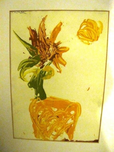 Dessin Sunflowers - Isaac
