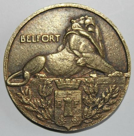 6 Médaille Belfort 1944 Avers RR