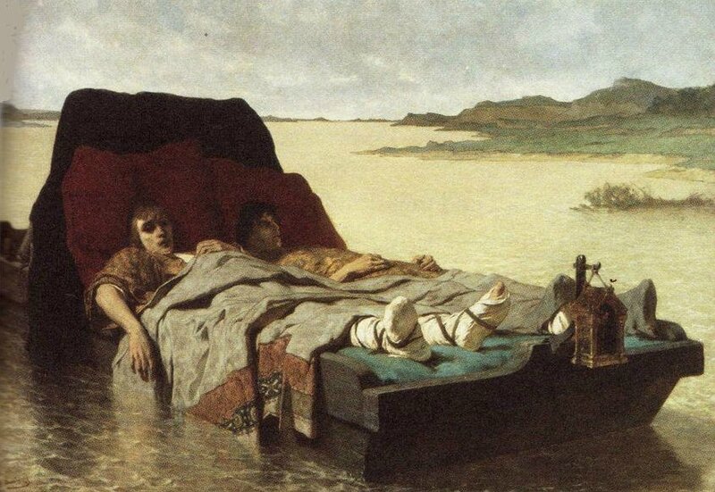 Les Fils de Clovis II (vers 1880), huile sur toile, Galerie d'art de la Nouvelle-Galles du Sud