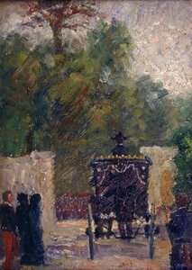 Dubois-Pillet, l'enterrement du garde national