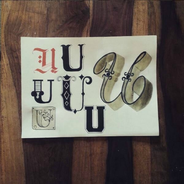 u