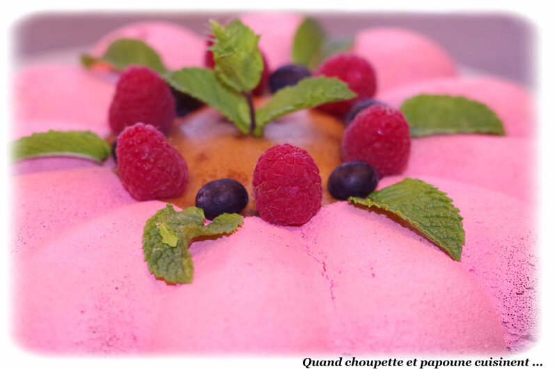gâteau aux fromage blanc et compote-1346