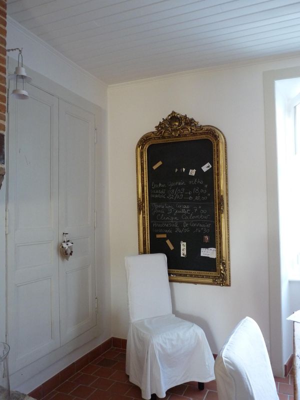 Tableau noir - salle à manger