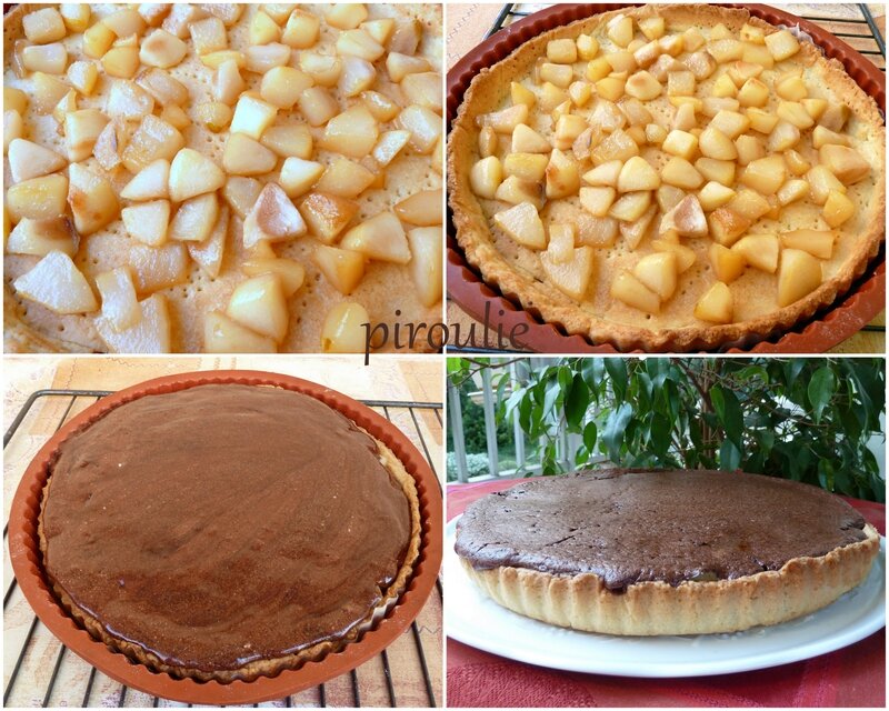 tarte choco-poire