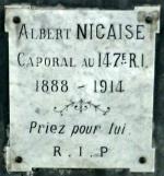 NICAISE Félix Albert