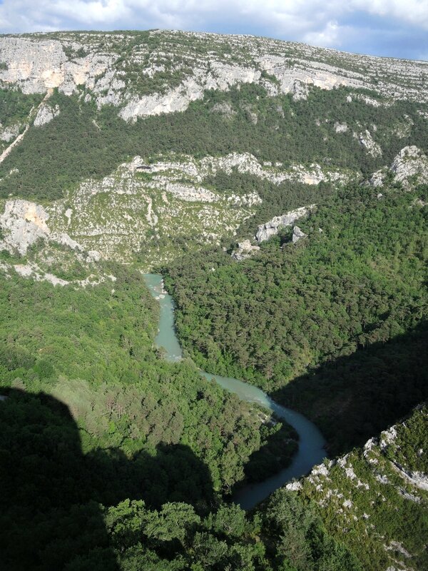Gorges du Verdon, Point Sublime, panorama, vue Est (04)