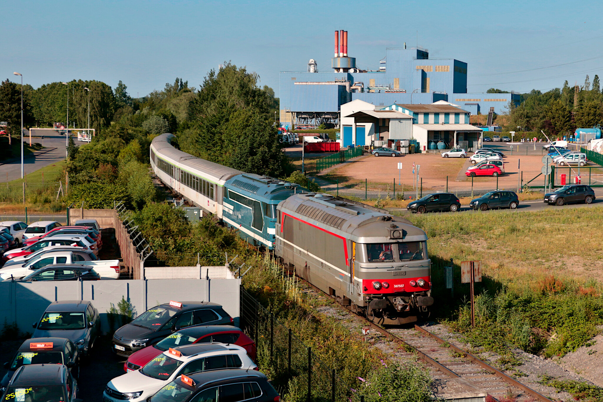 BB 67557 et BB 67556 à Saint-Saulve