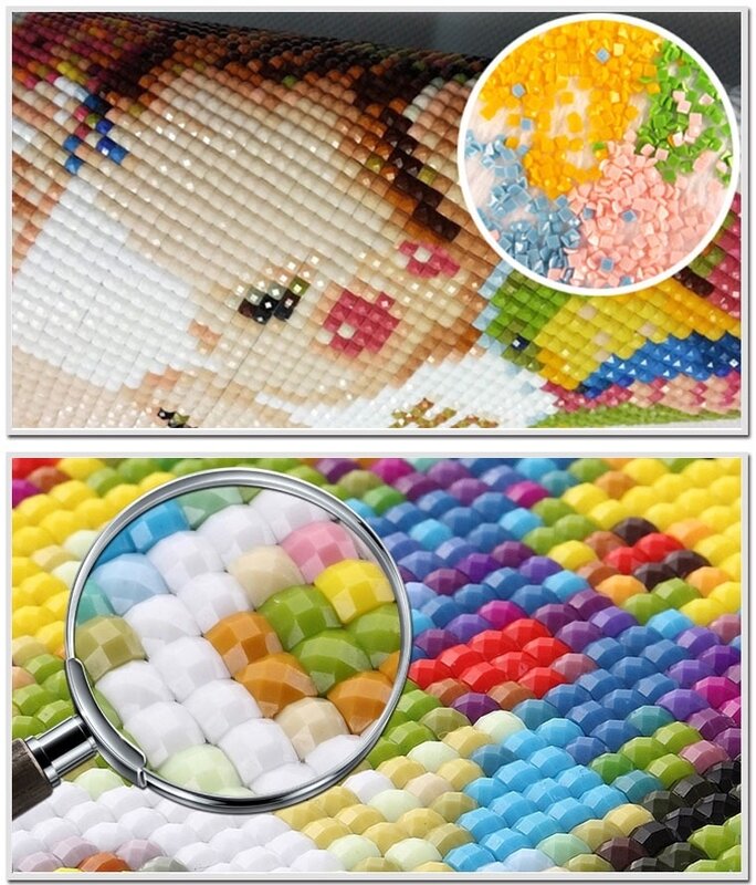Happy-cat-family-Cartoon-DIY-Mosaics-pasted-Full-Diamond-Painting-Cross-Stitch-Embroidery-Resin-Square-Drill