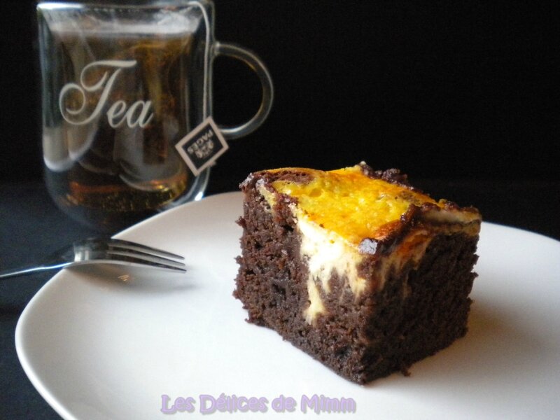 Brownie au chocolat et tourbillon de cheesecake 5
