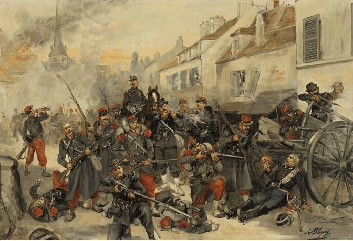 Bligny, scène de guerre
