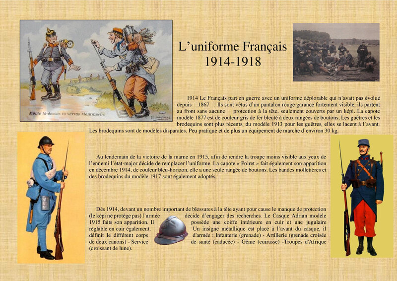 Expo Souvenir Français - Panneau 10 - L évolution de l uniforme - Avril 2015-page-001