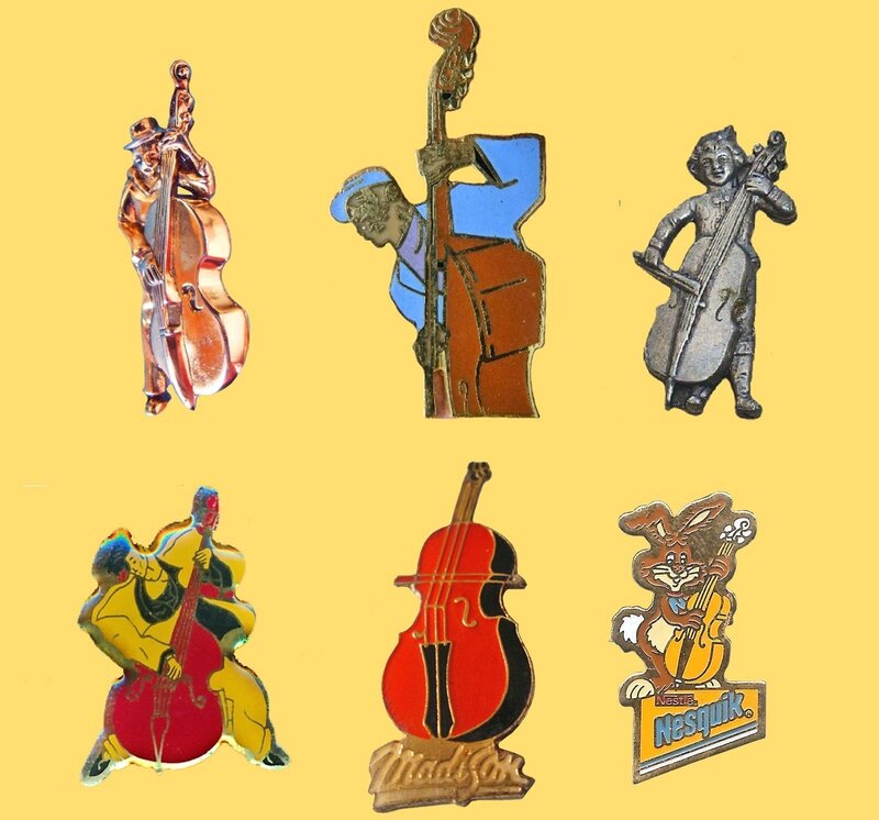 Pin's Contrebasse 6a