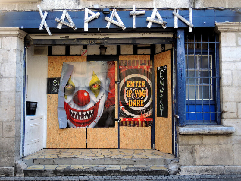 Bayonne, Rue des Cordeliers, devanture du restaurant Xapatan (64)