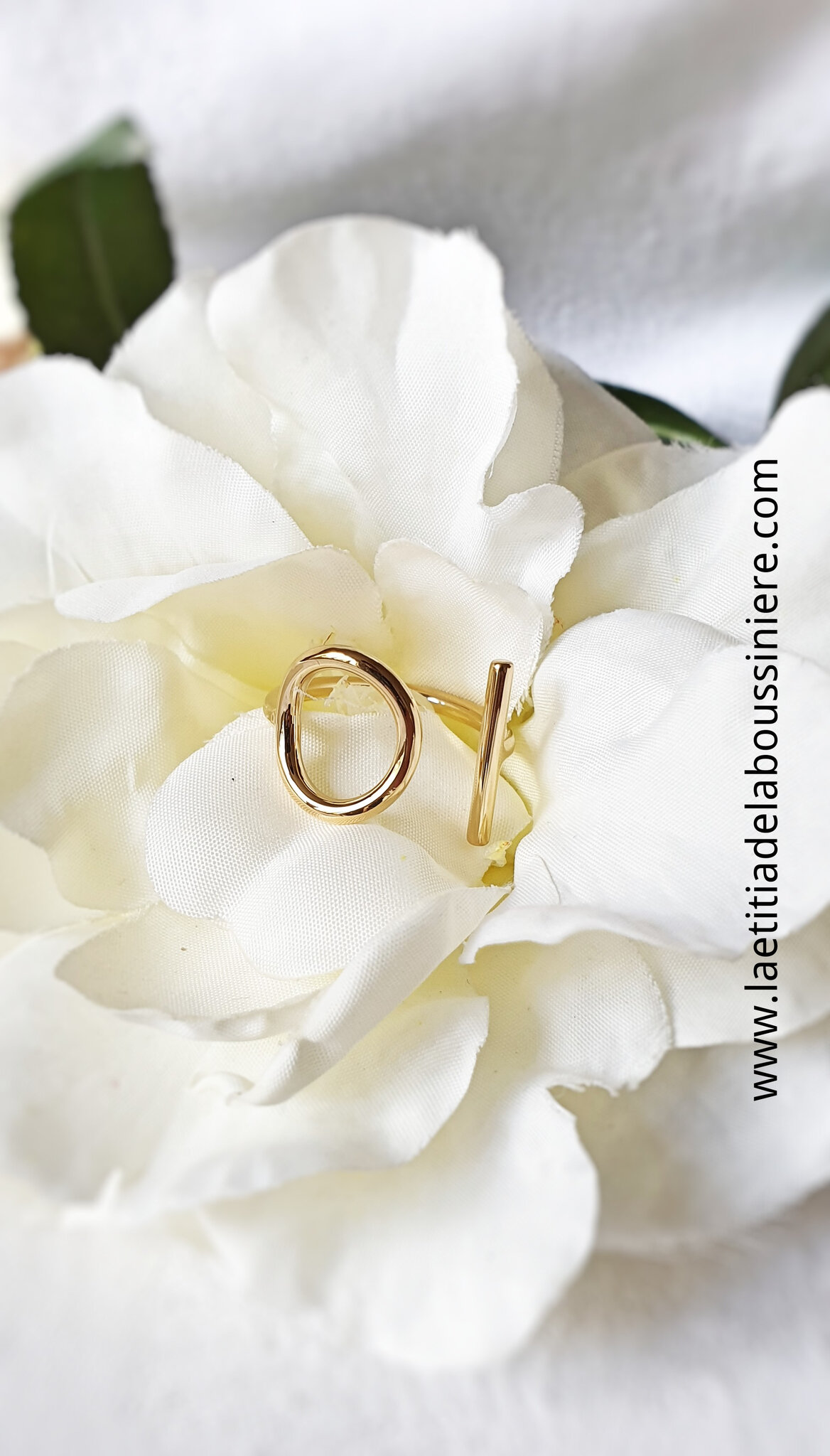 Bague Signe (plaqué or) - 27 €