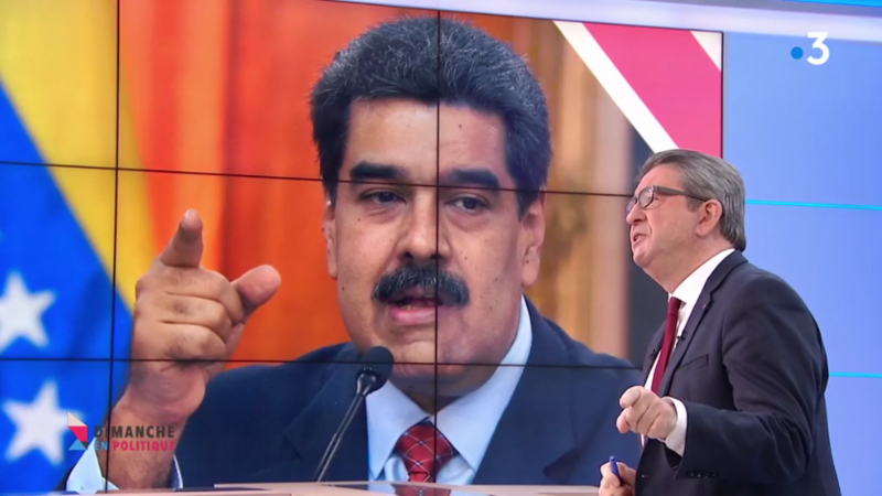 MELENCHON NICOLAS MADURO MEDIA DIXIT WORLD