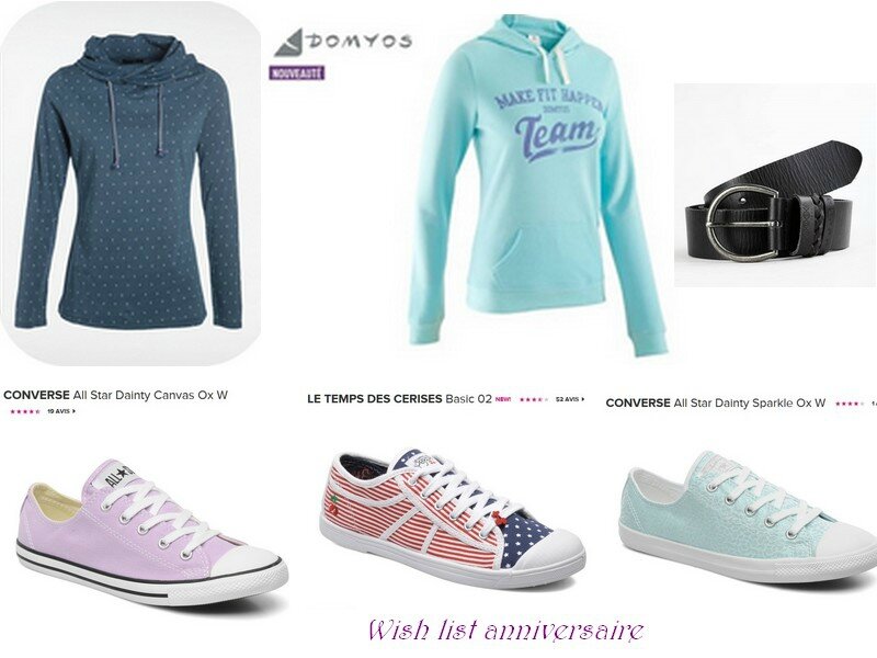 Wish list anniv'