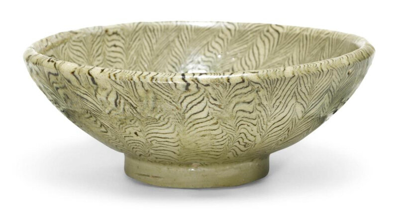 A marbled bowl, 10th century