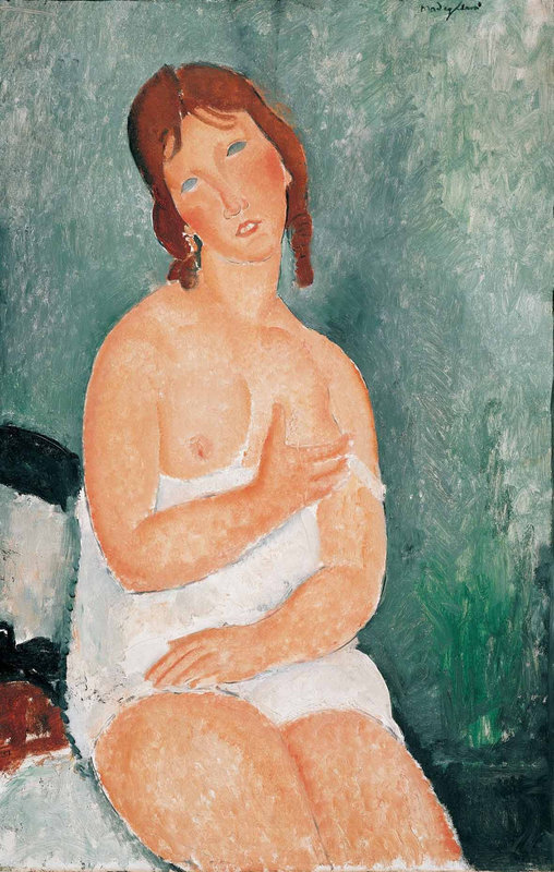 amedeo_modigliani-_weiblicher_halbakt_1918_albertina-_wien__sammlung_batliner