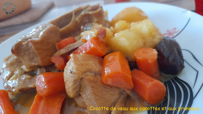 1206 Cocotte de veau aux carottes et pruneaux 2