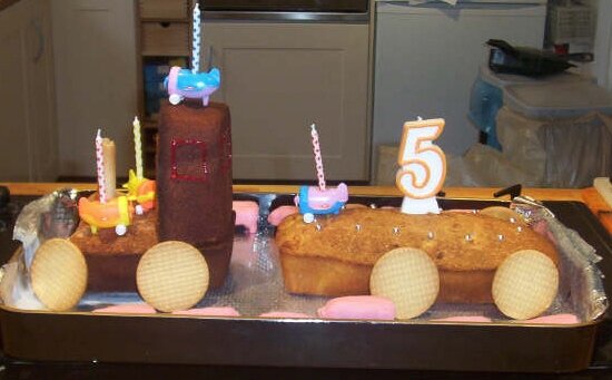Le gâteau train de Pitchoune