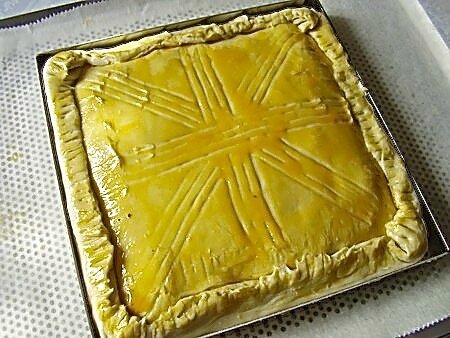 tourte feuilletée aux restes