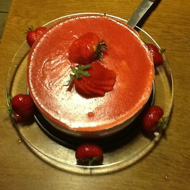 bavarois fraise