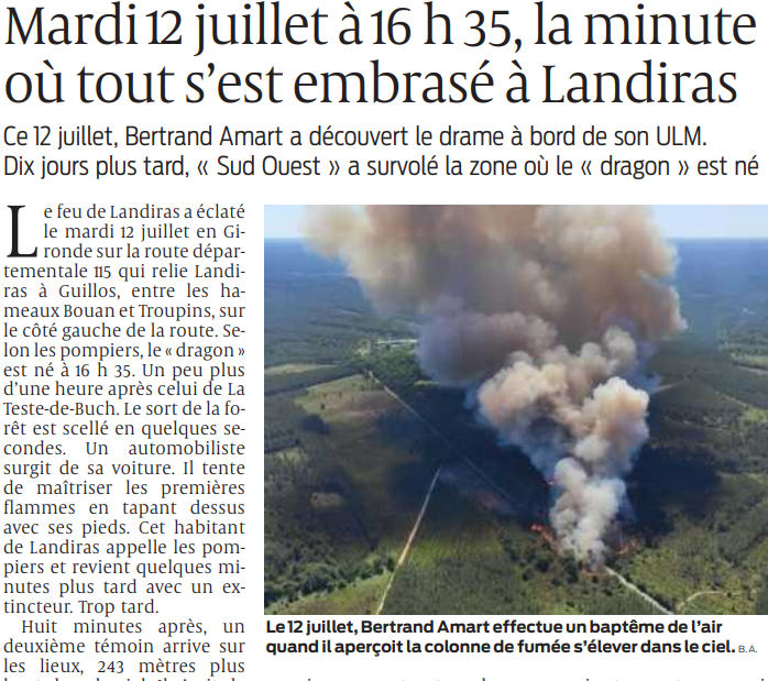 2022 07 24 SO la minute où tout s'est embrasé à Landiras