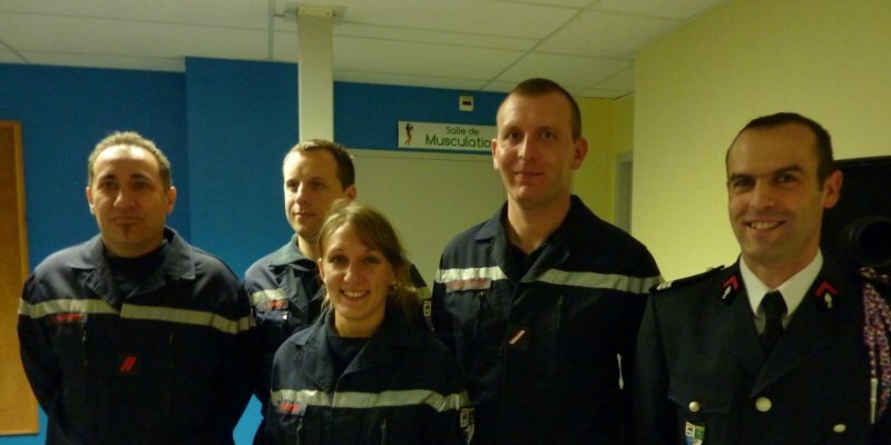 Marcheprime Hommage aux sapeurs-pompiers volontaires
