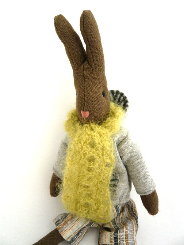 echarpe pour poupee lapin souris